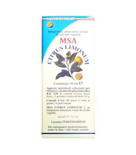 MSA CITRUS LIMONUM 50ML