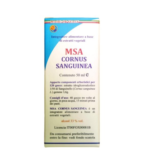 MSA CORNUS SANGUINEA 50ML