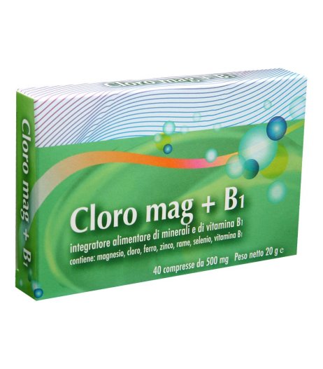 CLORO MAG + B1 40CPR
