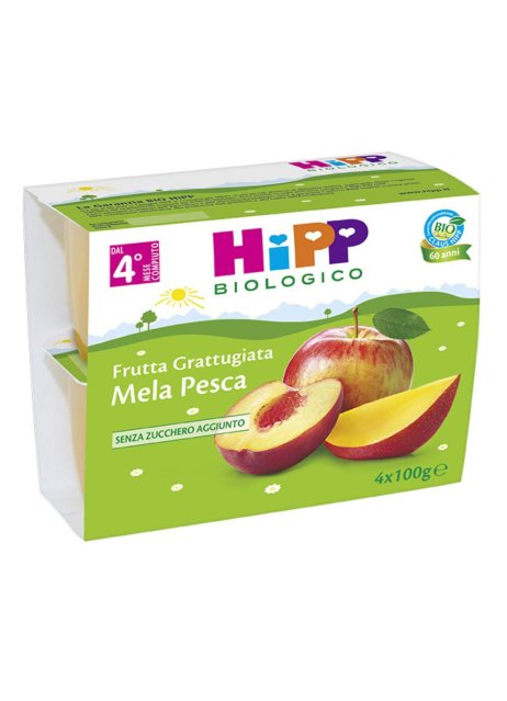 HIPP BIO FRU GRAT MEL/PE4X100G