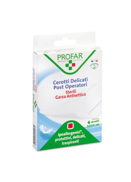 PROFAR MED POSTOP 7,5X10CM 4PZ