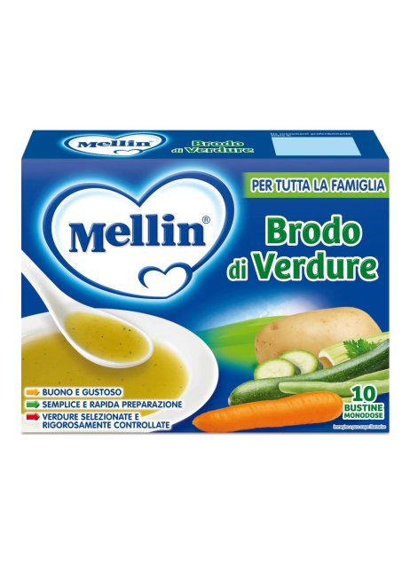 MELLIN-BRODO VERDURE 10BUST 8G<<