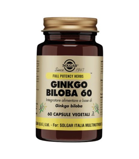 GINKGO BILOBA  60VEGICPS SOLGAR