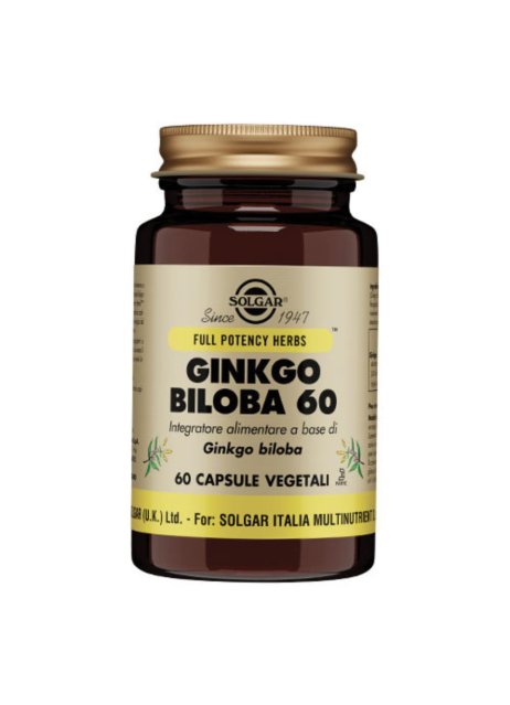 GINKGO BILOBA  60VEGICPS SOLGAR