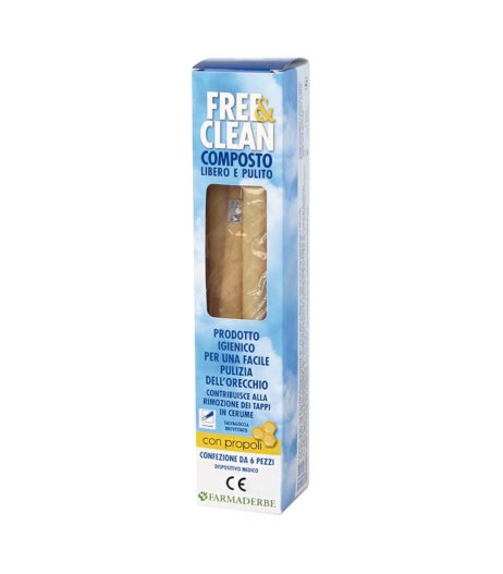 FREE&CLEAN CONI ORECCHIO 6PZ