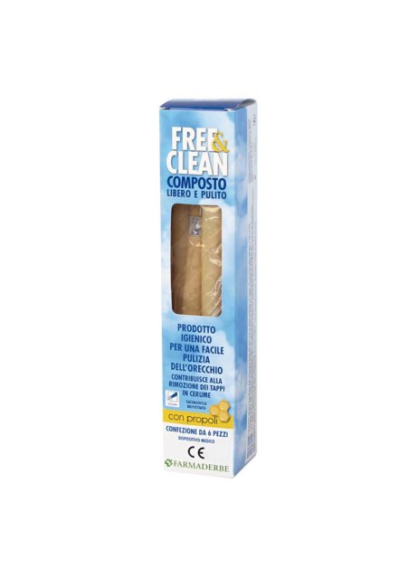 FREE&CLEAN CONI ORECCHIO 6PZ