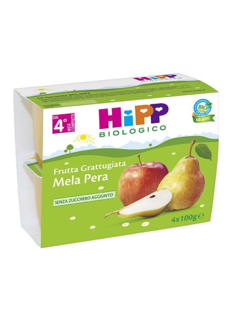 HIPP BIO FRU GRAT MELA/P4X100G