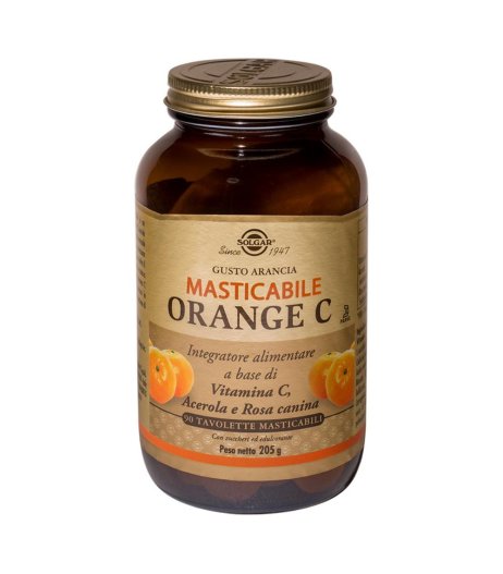 Orange C 90 Tavolette Masticabili - Integratore di Vitamina C