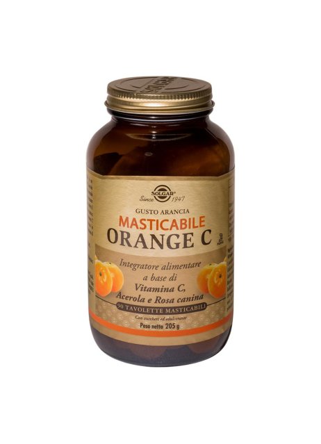 Orange C 90 Tavolette Masticabili - Integratore di Vitamina C