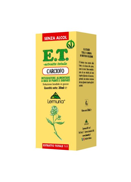 CARCIOFO E.T. 30ML LEMURIA