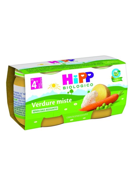 HIPP OMO VERDURE MISTE 2X80