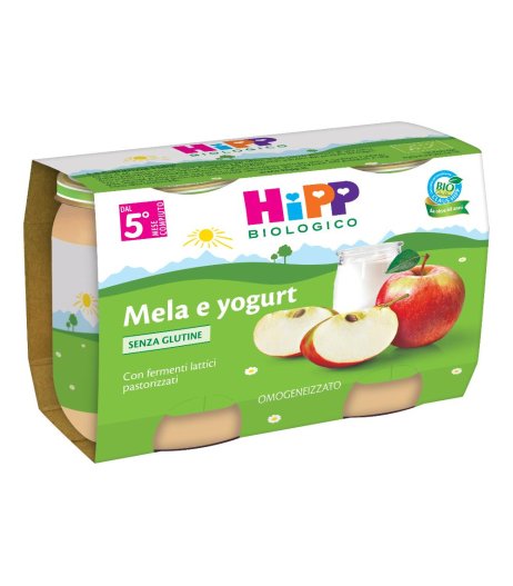 HIPP MERENDA MELA YOGURT 2X125G