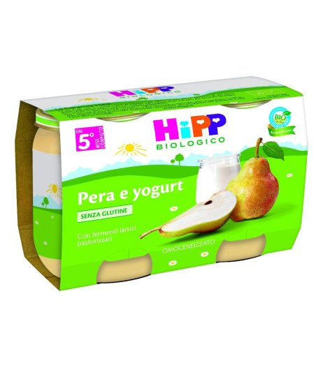 HIPP MERENDA PERA YOGURT 2X125G