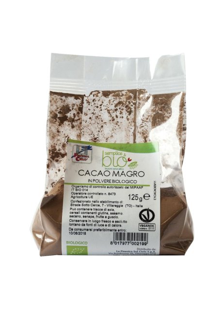 CACAO MAGRO 125G FINESTRA