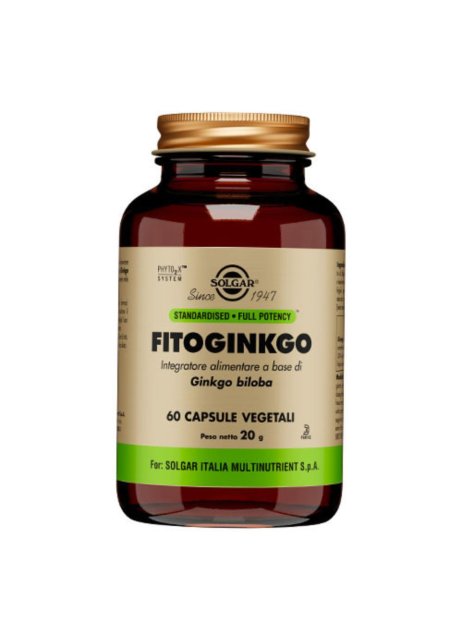 FITOGINKGO 60VEGICPS SOLGAR