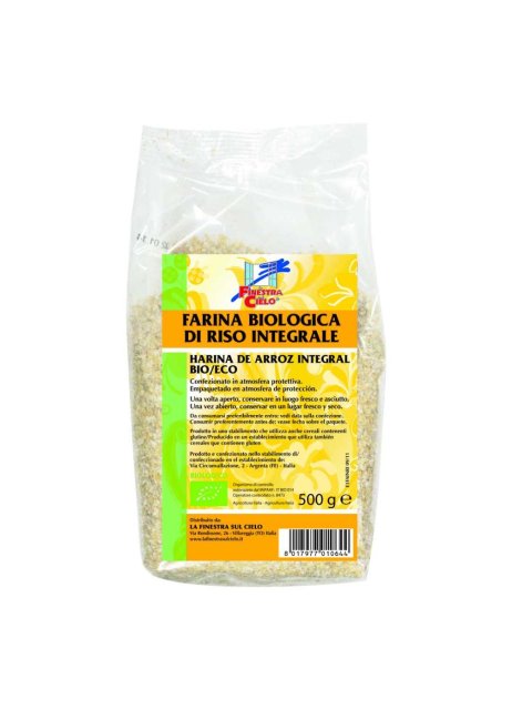 FARINA INTEG RISO 500G FINESTRA