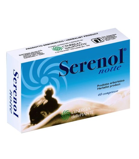 SERENOL NOTTE ALIM 40CPR L'EN.