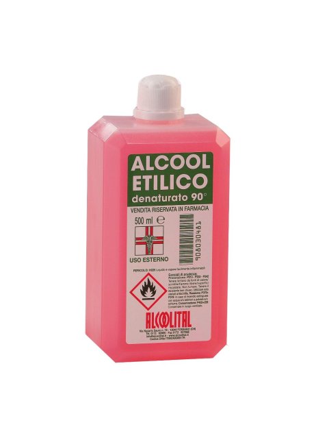 ALCOOL ETIL DENAT 90% 500ML