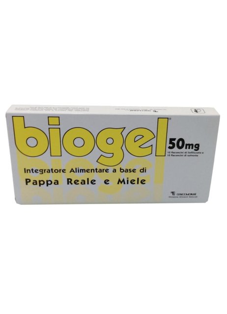 BIOGEL  50 MG 10FLAC+10FLAC