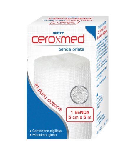 CEROXMED-BND ORL COT  5X 5