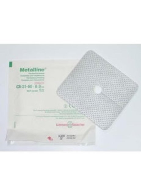 METALLINE- 8CM X 9CM 50CPR TRACH