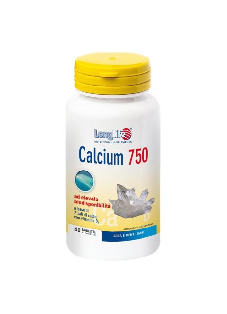 LONGLIFE CALCIUM 750MG 60TAV