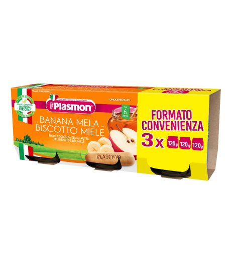 PLASMON OMOBAN/MEL BISC 3X120G