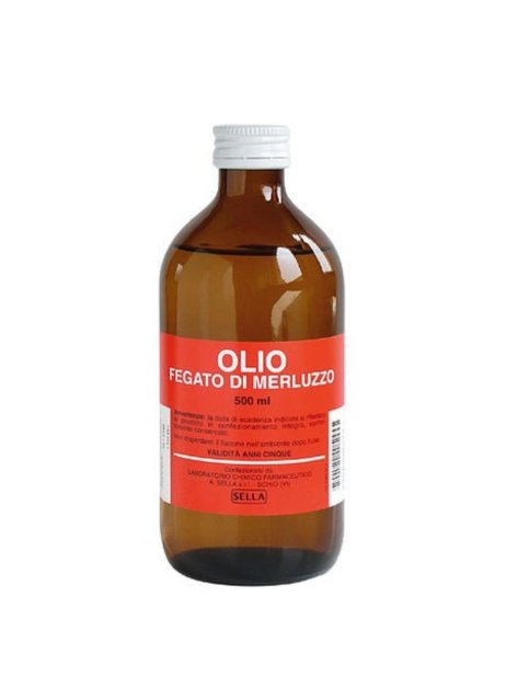 OLIO FEGATO MERLUZZO 500ML SELLA