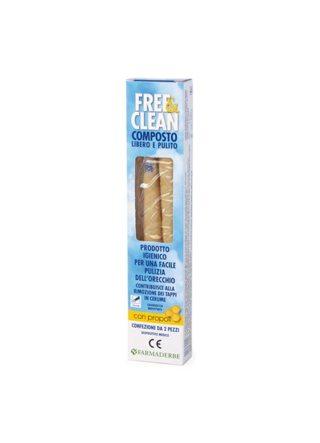 FREE&CLEAN CONI ORECCHIO 2PZ