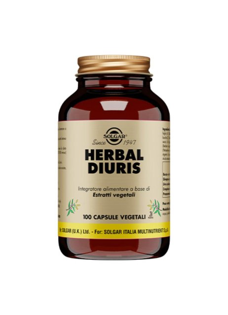 HERBAL DIURIS 100VEGICPS SOLGAR