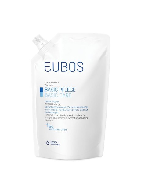 EUBOS OLIO BAGNO RICARICA400ML