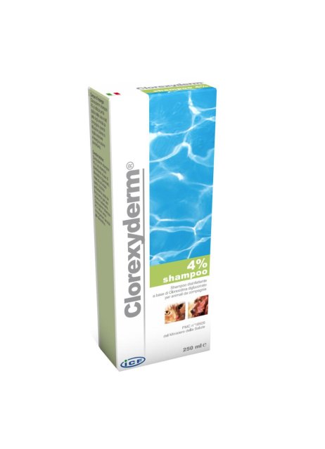 CLOREXYDERM SHAMPOO 4% 250ML VET