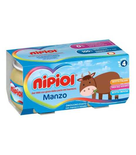 OMO NIPIOL Manzo 2x 80g