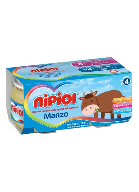 OMO NIPIOL Manzo 2x 80g