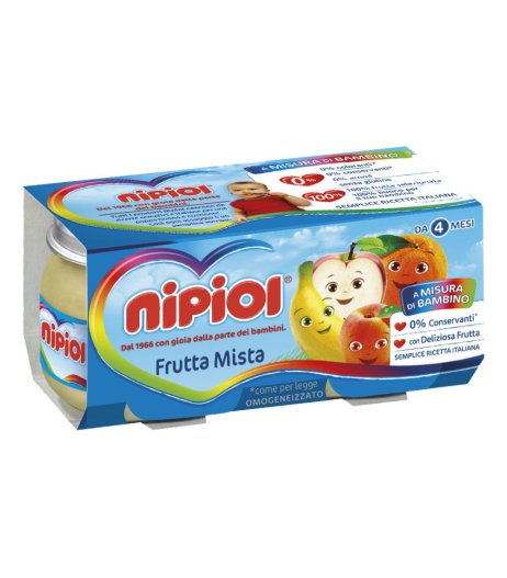 OMO NIPIOL Frutta Mista 2x 80g