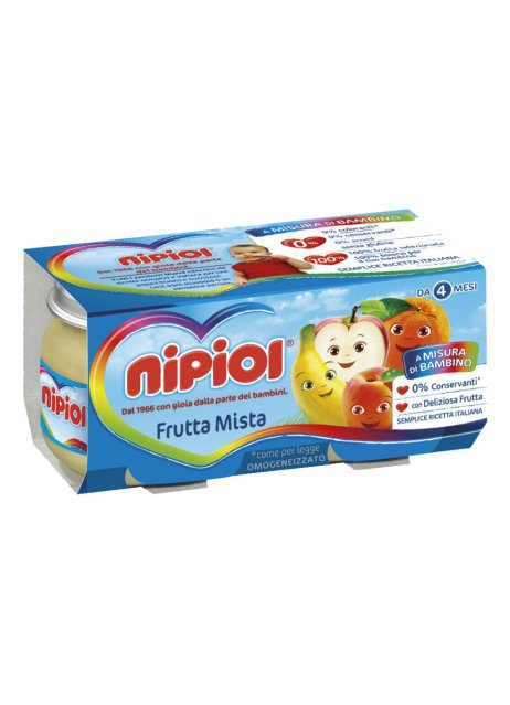 OMO NIPIOL Frutta Mista 2x 80g