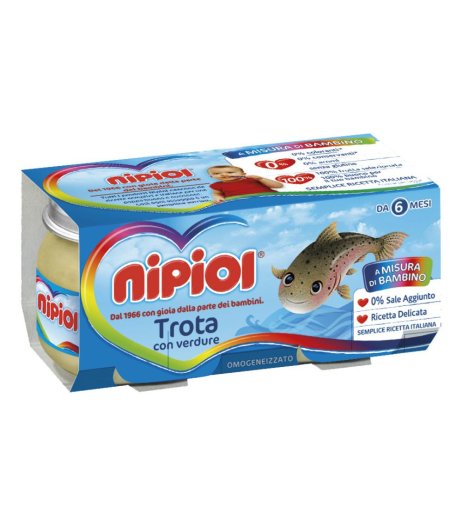 OMO NIPIOL Trota 2x80g