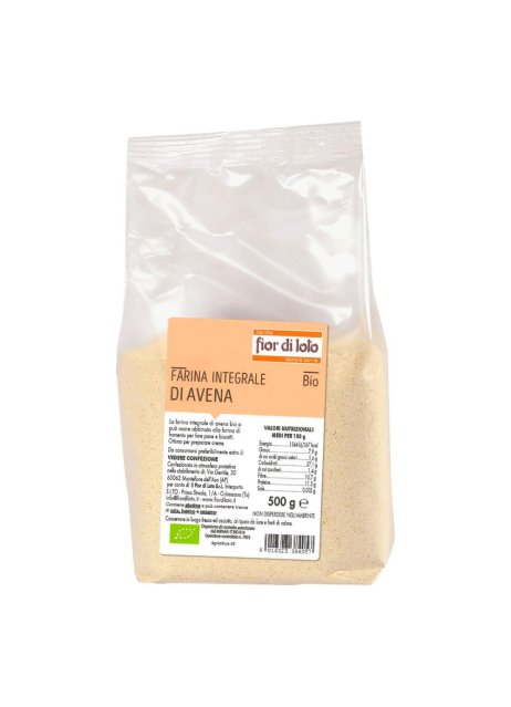 FARINA INTEGR AVENA 500G FINESTR