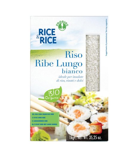 R&R Riso Lungo Ribe Bianco 1Kg