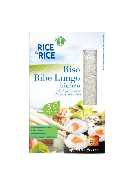 R&R Riso Lungo Ribe Bianco 1Kg