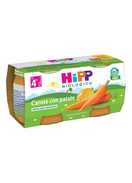 HIPP OMO CAROTE PATATE 2X80G