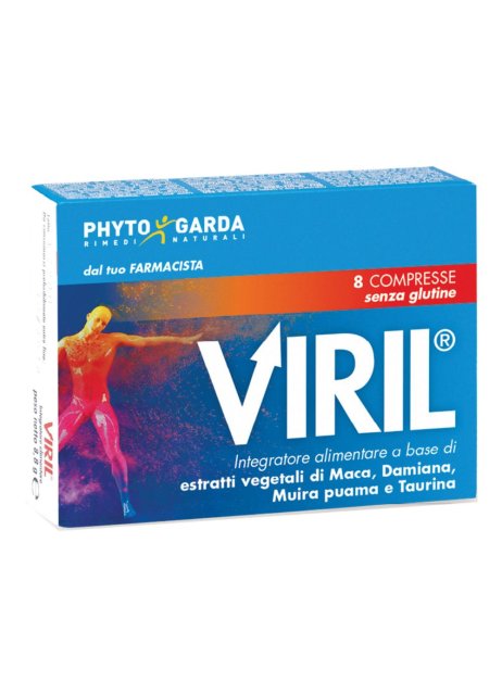 VIRIL 8CPR RIVESTITE OS 1100MG