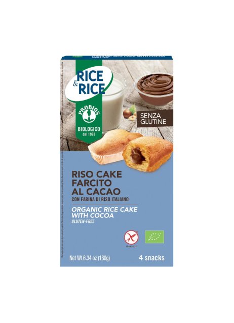 R&R Riso Cake Cacao 4x45g