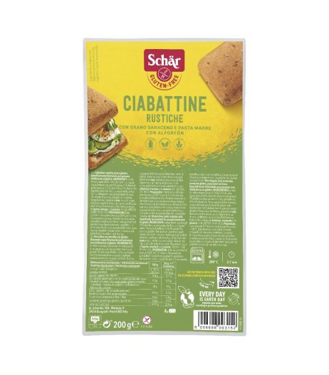 SCHAR CIABATTINE RUSTICHE 200G