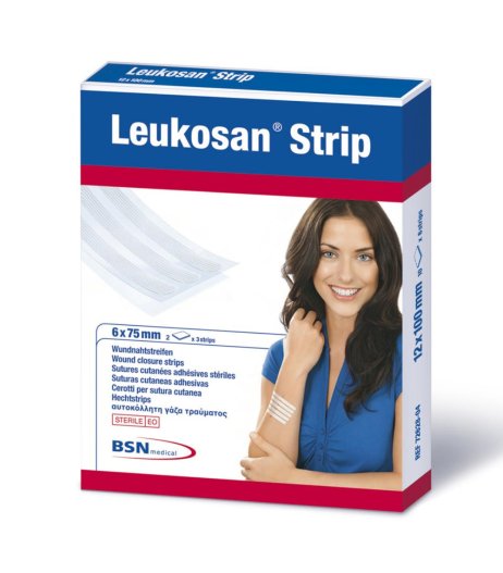 LEUKOSAN STRIP CER 6X75MM 2BX3