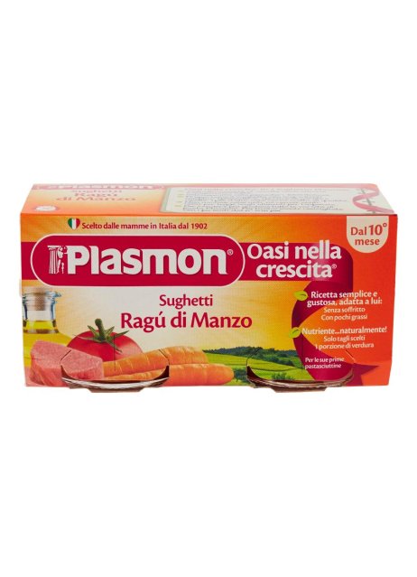 PLASMON SUGH RAGU' MANZO80GX2P