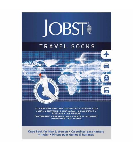 JOBST TRAVEL SOCKS GAMB BLU M