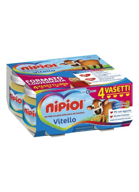 NIPIOL OMOG VITELLO 80G 4PZ