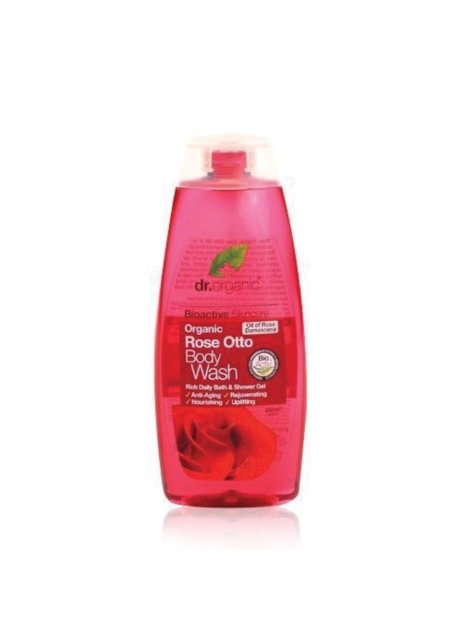 DR ORGANIC ROSE BODY WASH250ML