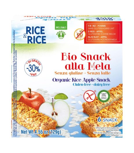 R&R Snack Riso Mela 6x21g